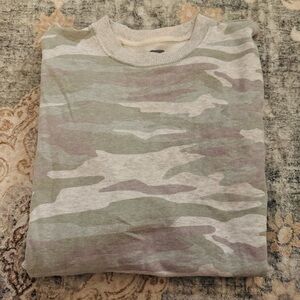 Aerie Camouflage Crewneck Sweatshirt in small